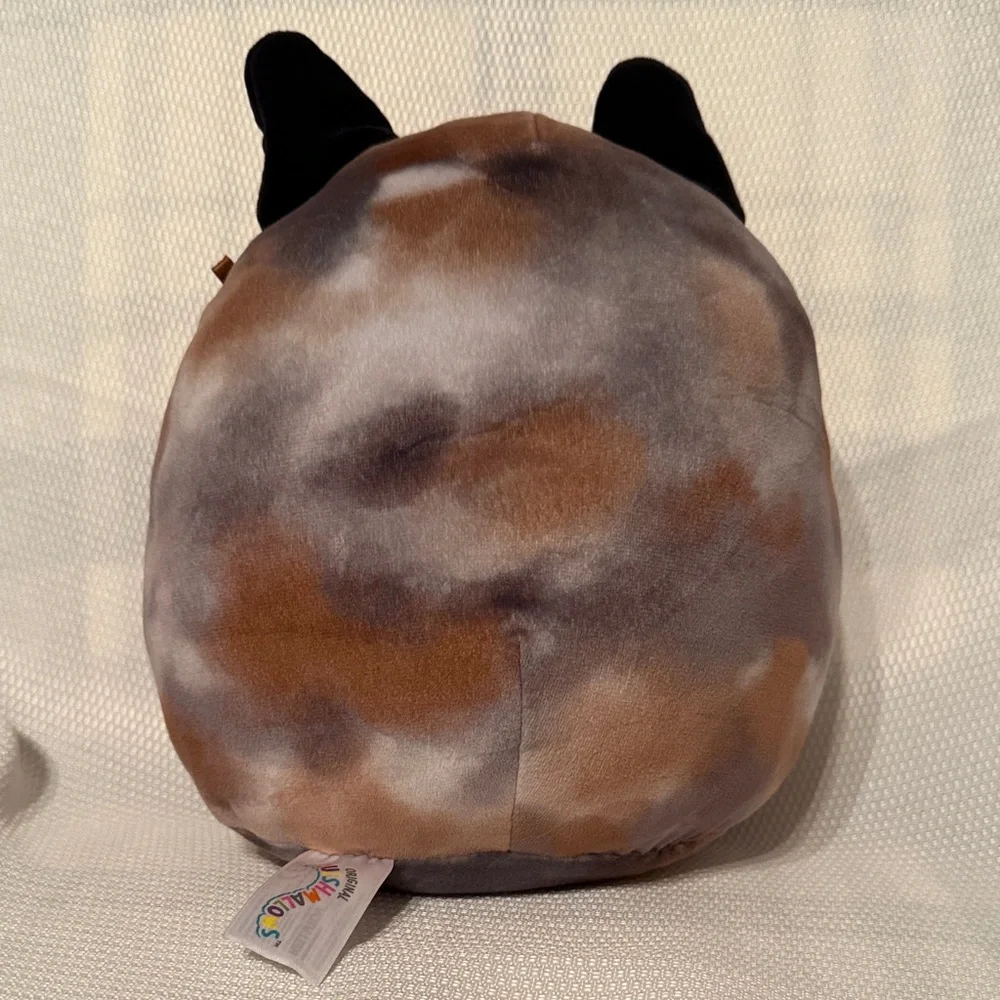 Squishmallows Darryl French Bulldog 8 Inch Brown Grey Tie Dye Plush Kellytoy Dog